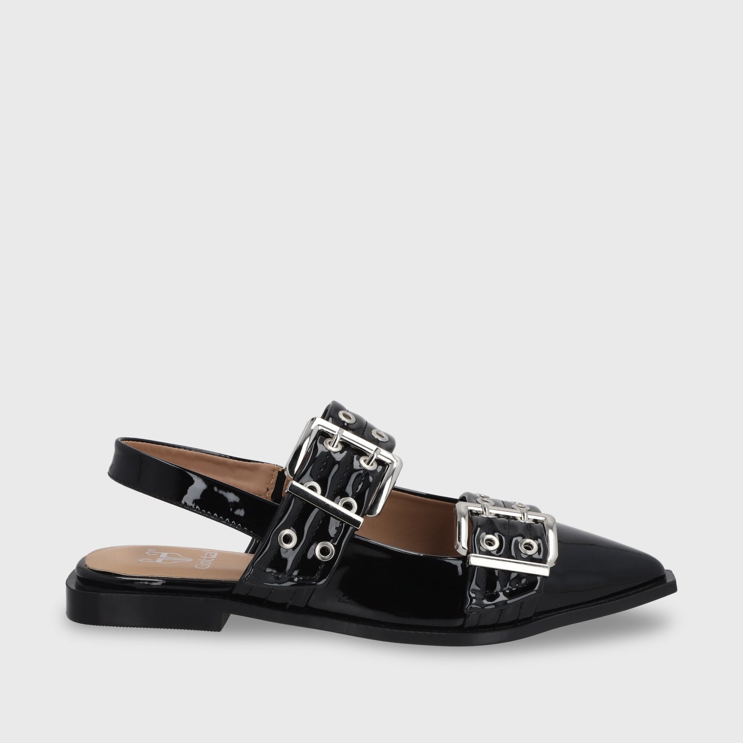 Ballerina Plana Negra Mujer 55240 - Gotta Perú