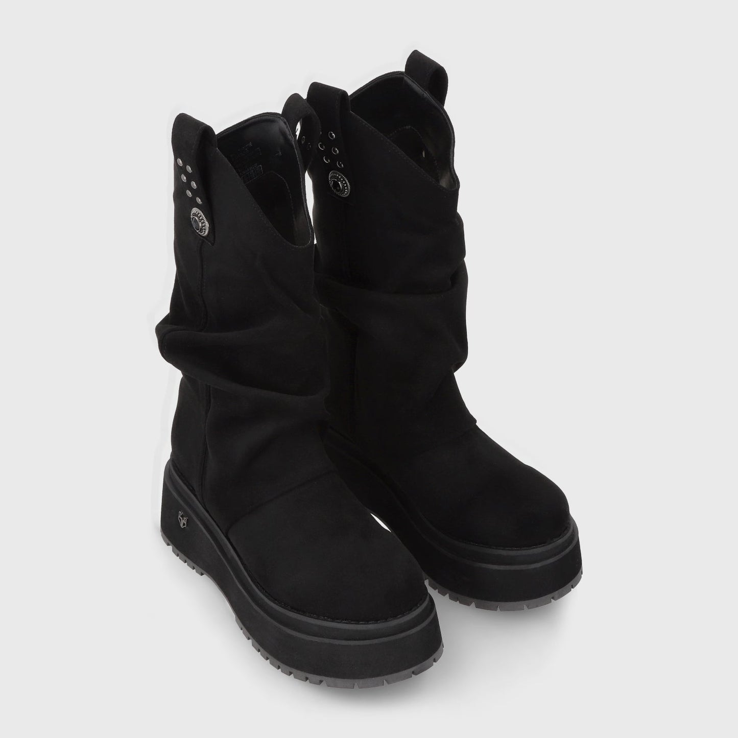 Bota Plataforma Negra Mujer 1509C - Gotta Perú