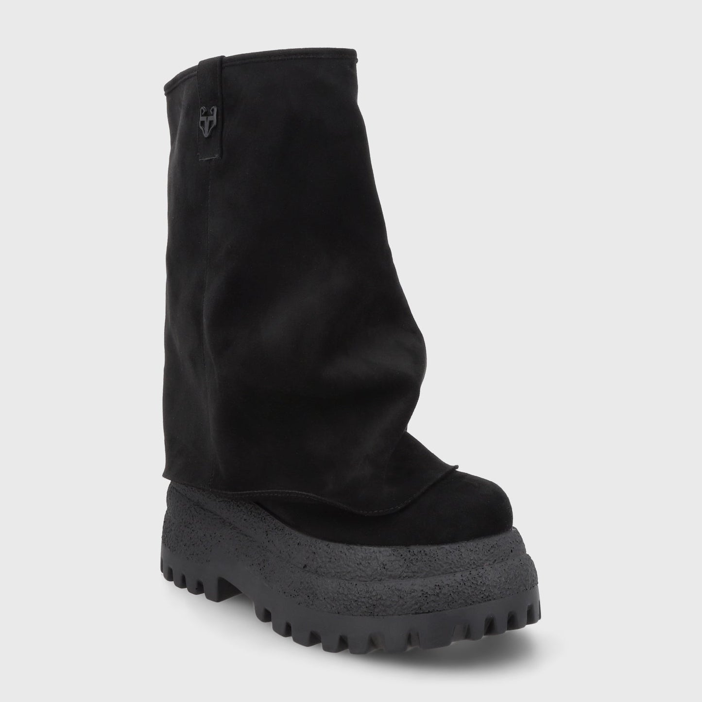 Bota Plataforma Negra Mujer 55291 - Gotta Perú