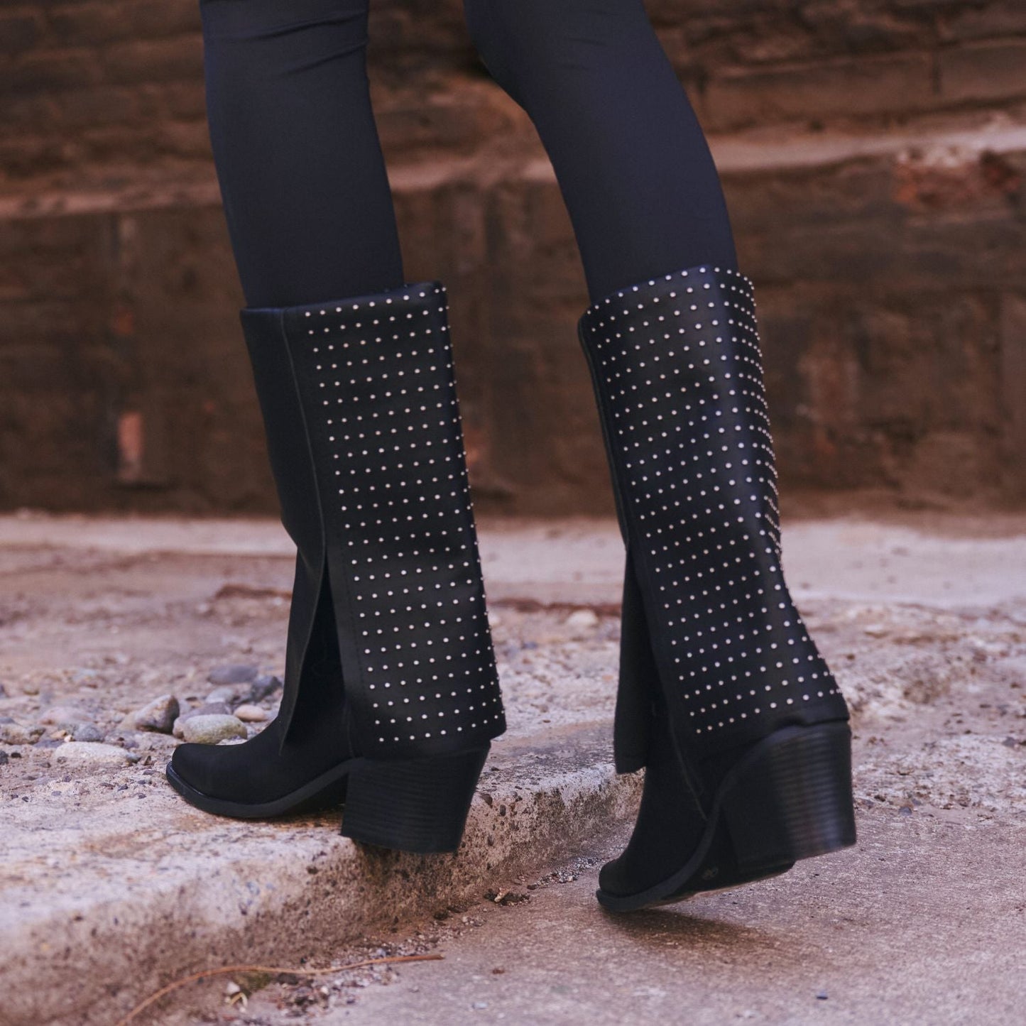Bota Taco Negra Mujer 33769 - Gotta Perú