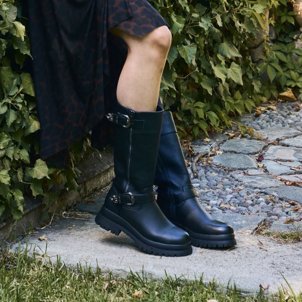 Bota Taco Negra Mujer 65842 - Gotta Perú