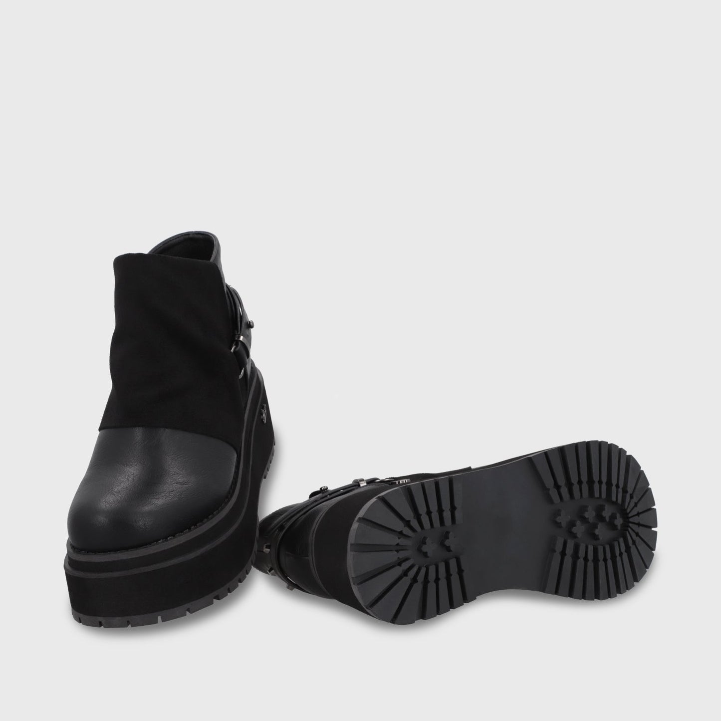 Botin Plataforma Negro Mujer 1509B - Gotta Perú