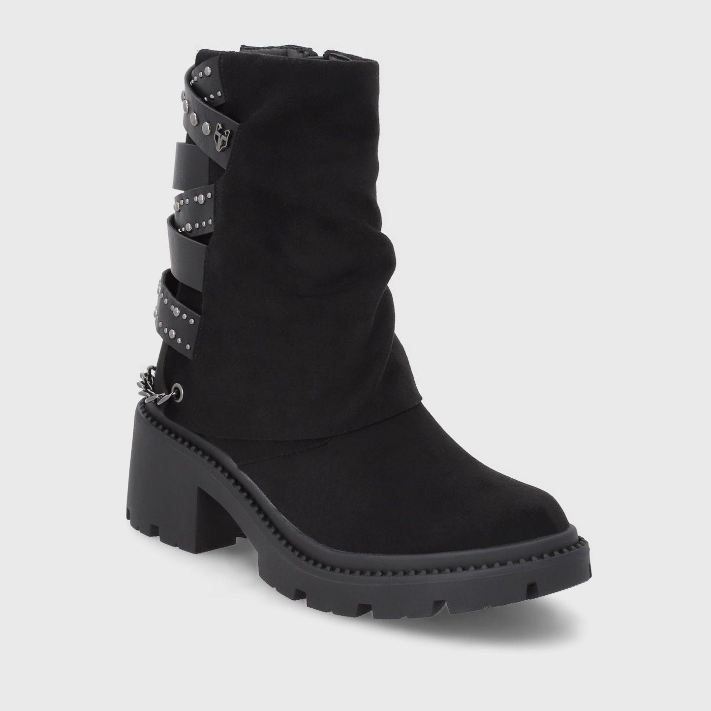 Botin Taco Negro Mujer 45746 - Gotta Perú