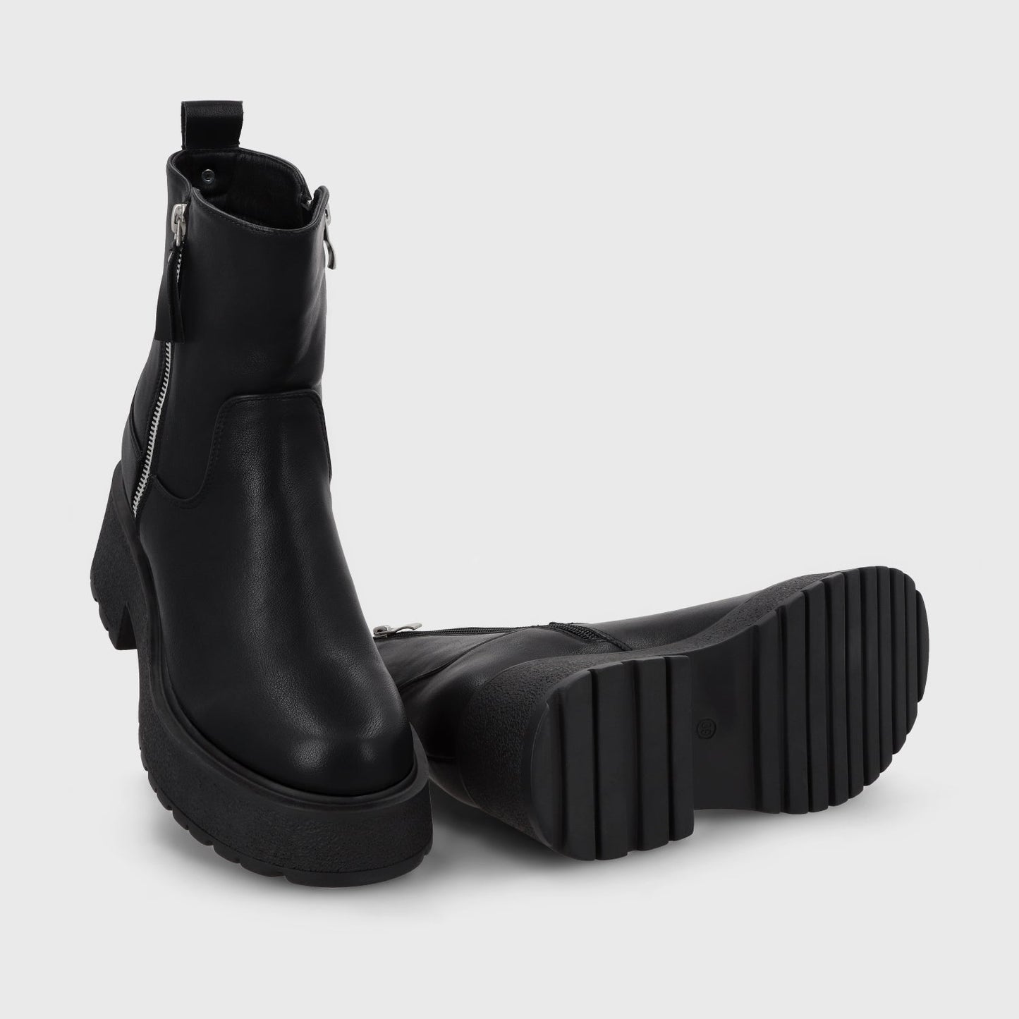 Botin Taco Negro Mujer 55270 - Gotta Perú