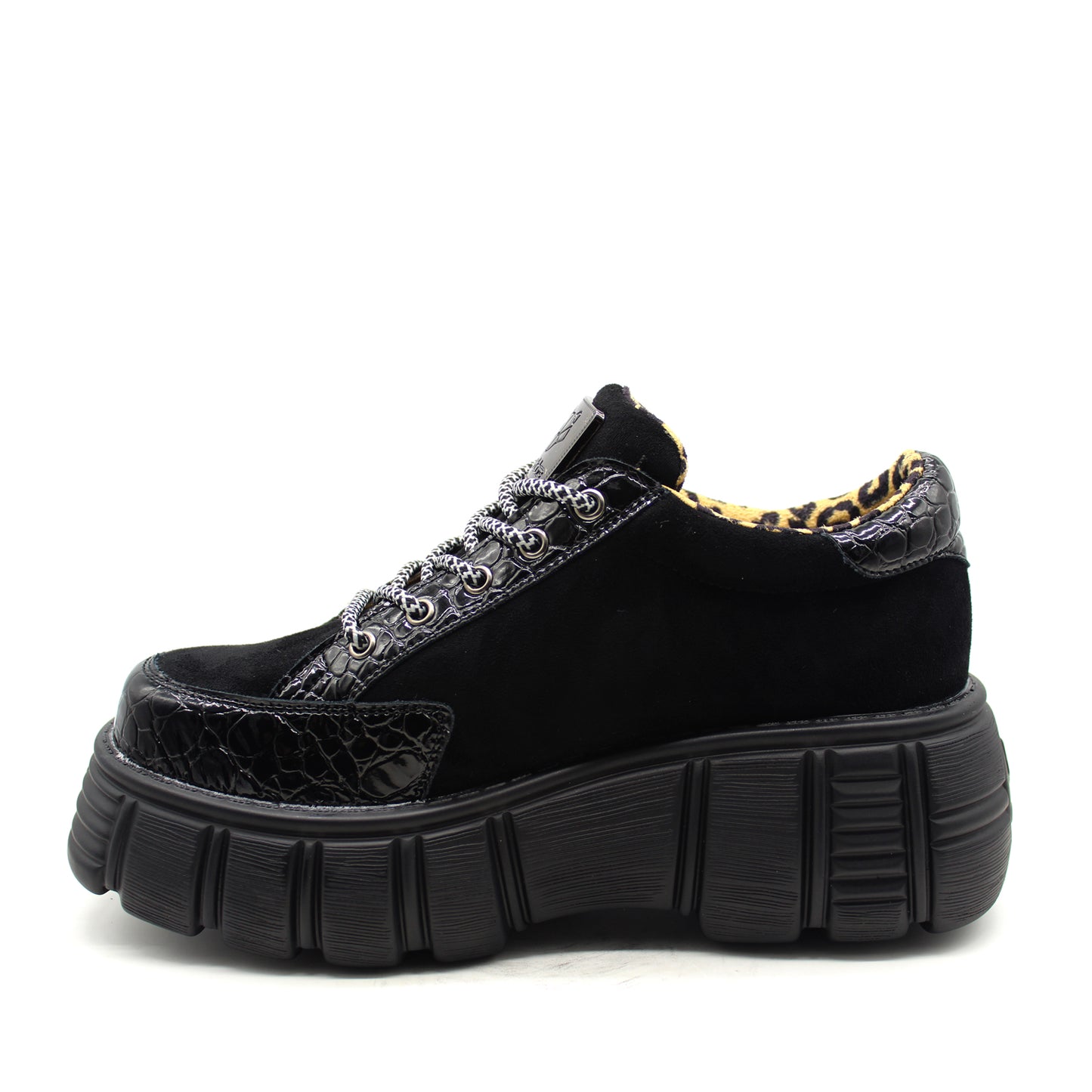 Zapatilla Negra Mujer 13152