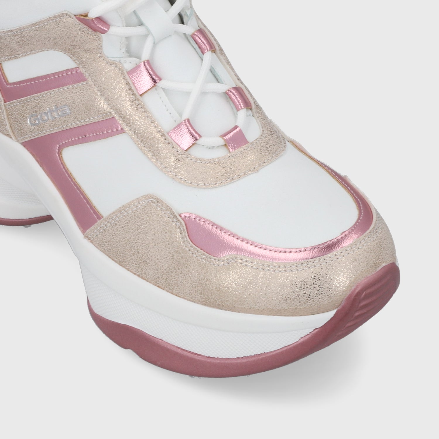 Zapatilla Plataforma Rosada  Mujer 13162