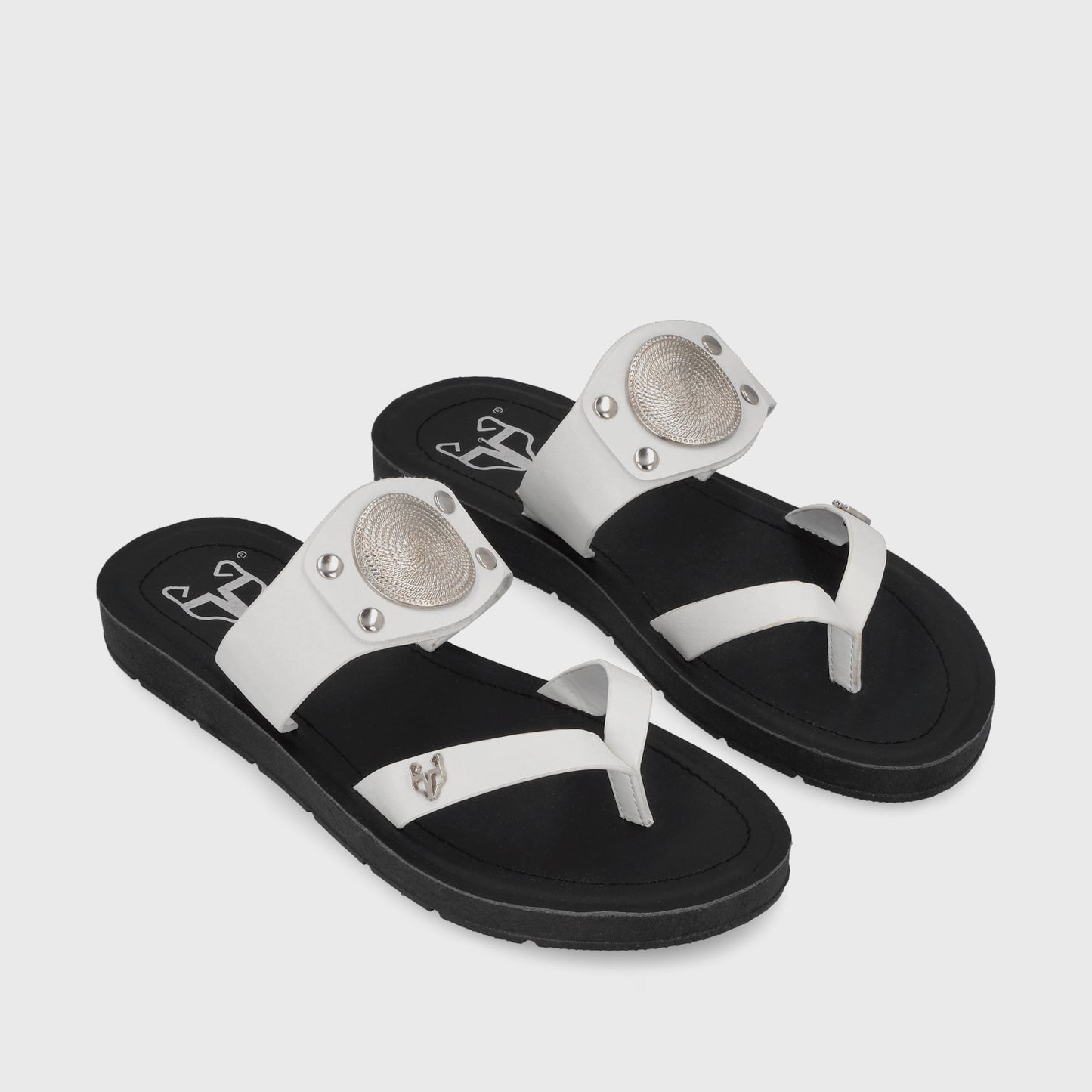 Sandalia Blanca Mujer 13256