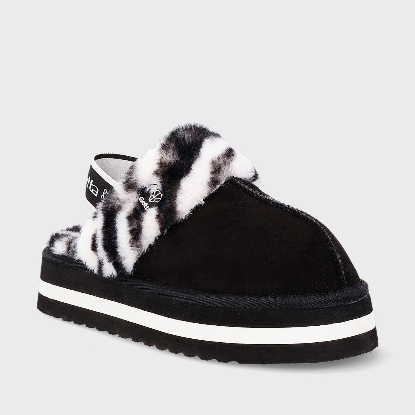 Slipper Negra Mujer 15311