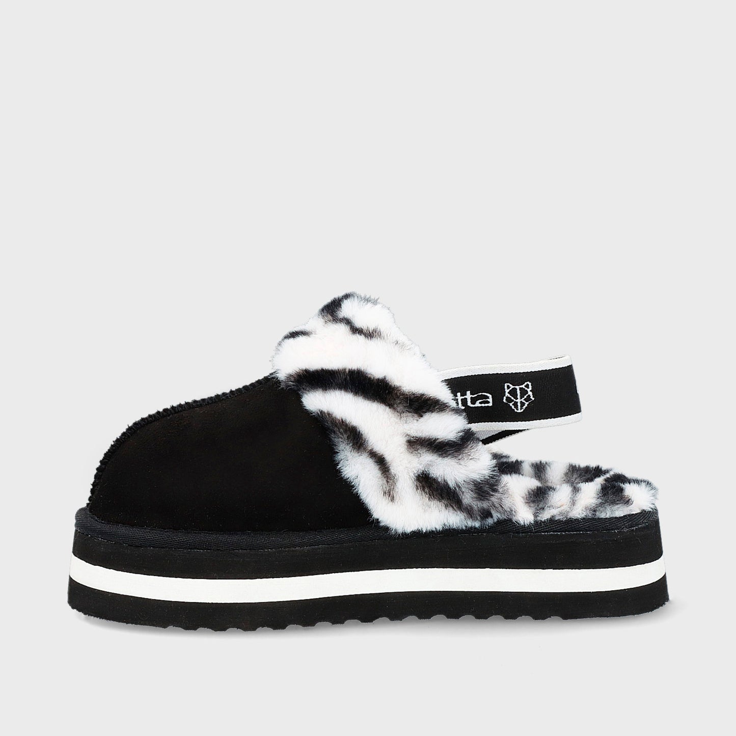 Slipper Negra Mujer 15311