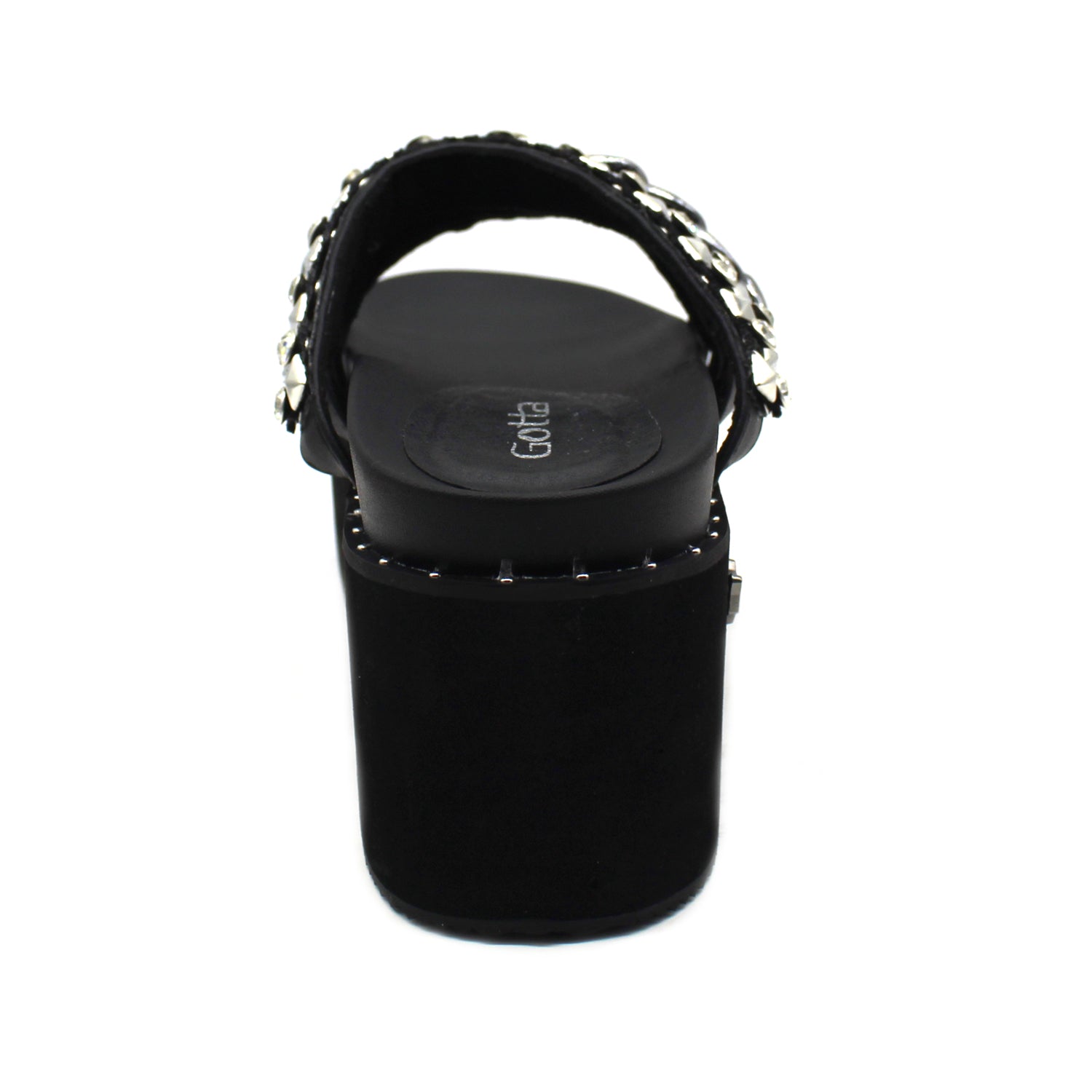 Sandalia Negra Mujer 15661