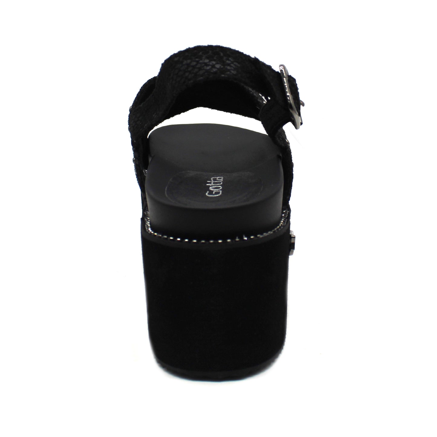 Sandalia Negra Mujer 15663