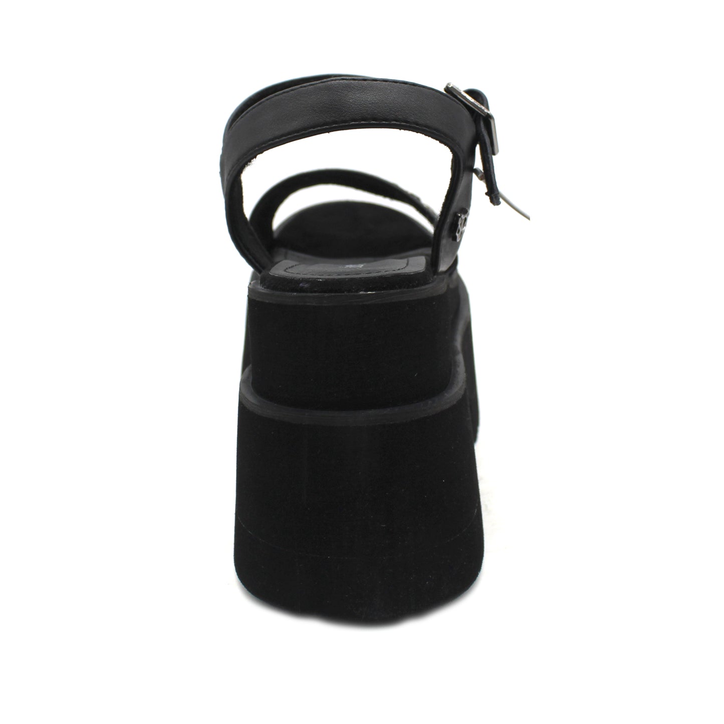 Sandalia Negra Mujer 15682