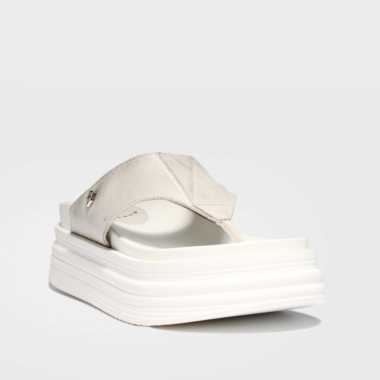 Sandalia Plataforma Verde Mujer 15715