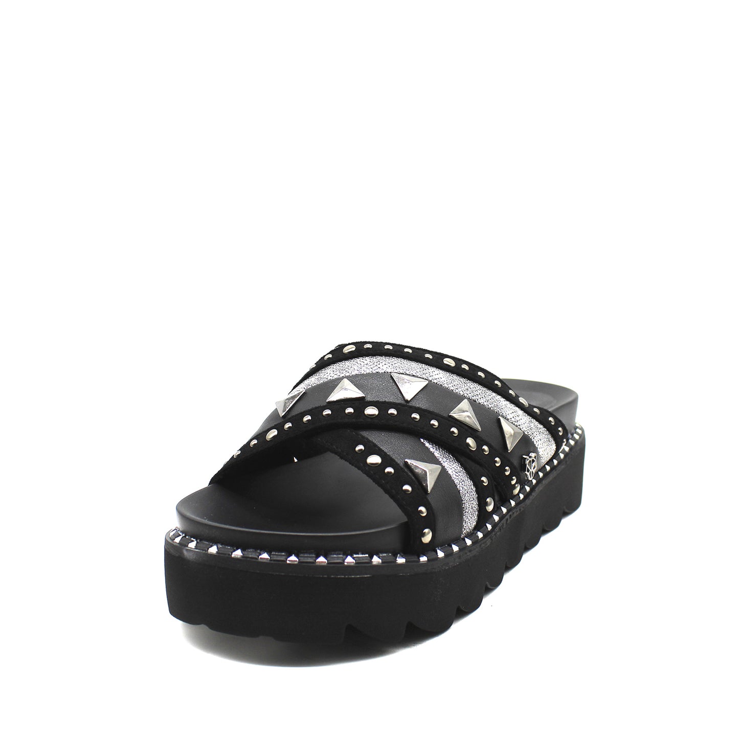 Sandalia Negra Mujer 15733