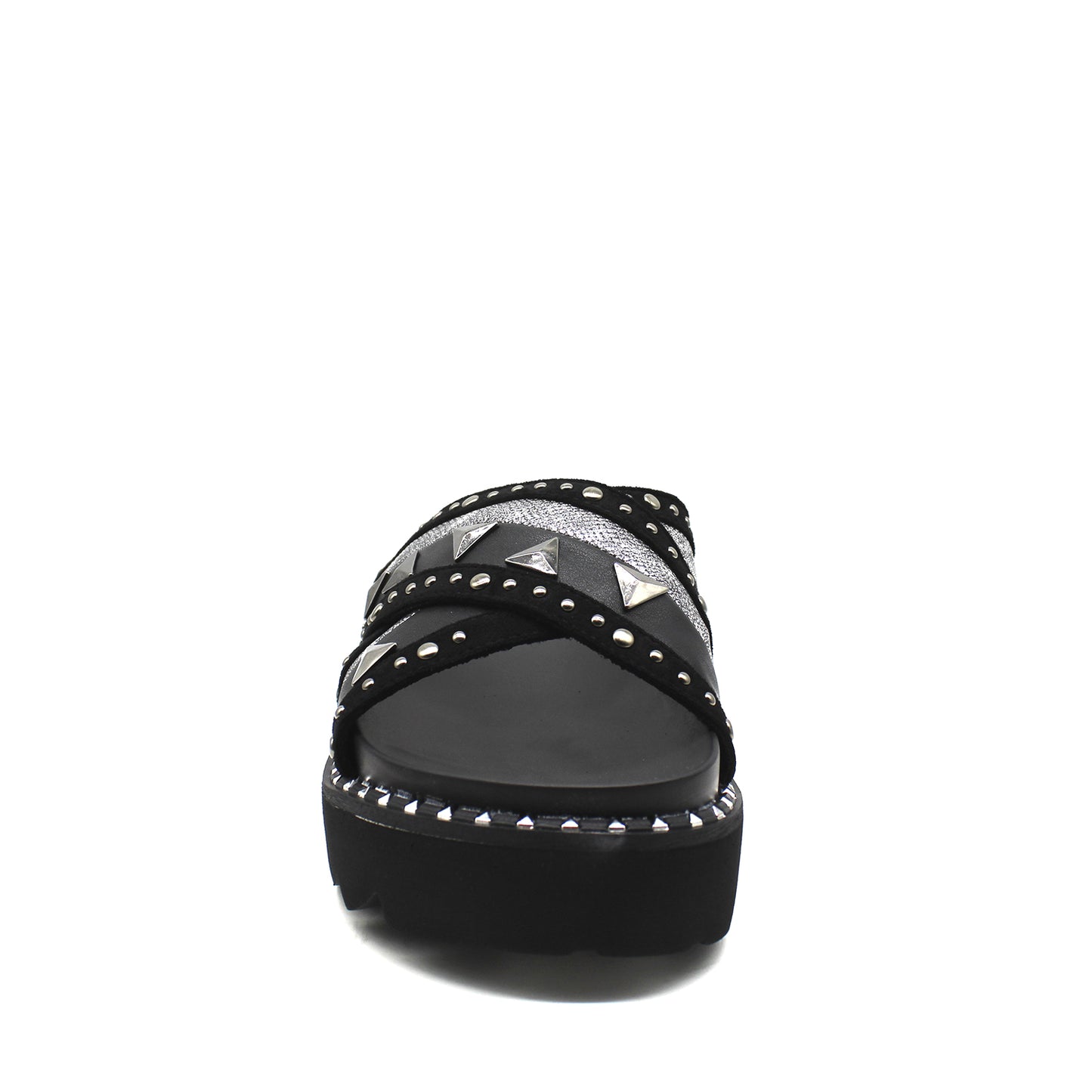Sandalia Negra Mujer 15733