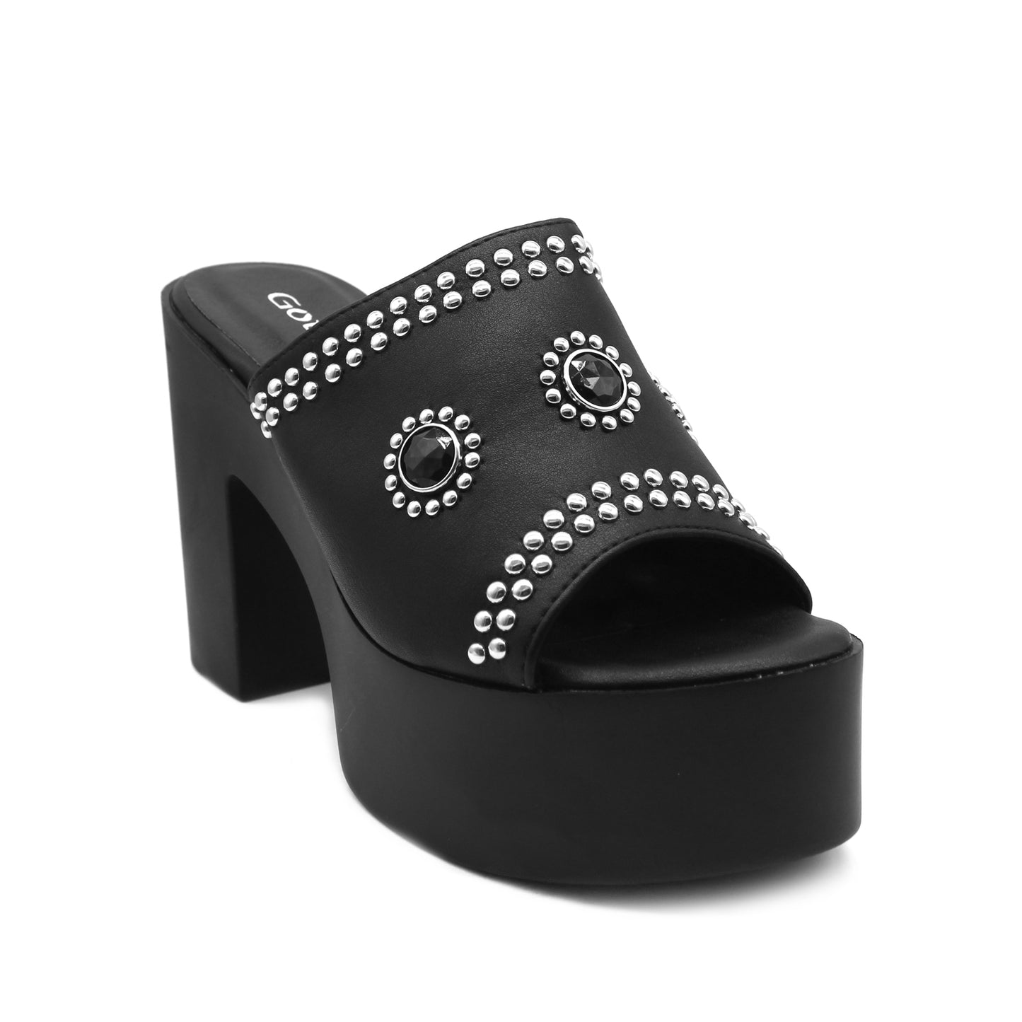 Sandalia Negra Mujer 15791