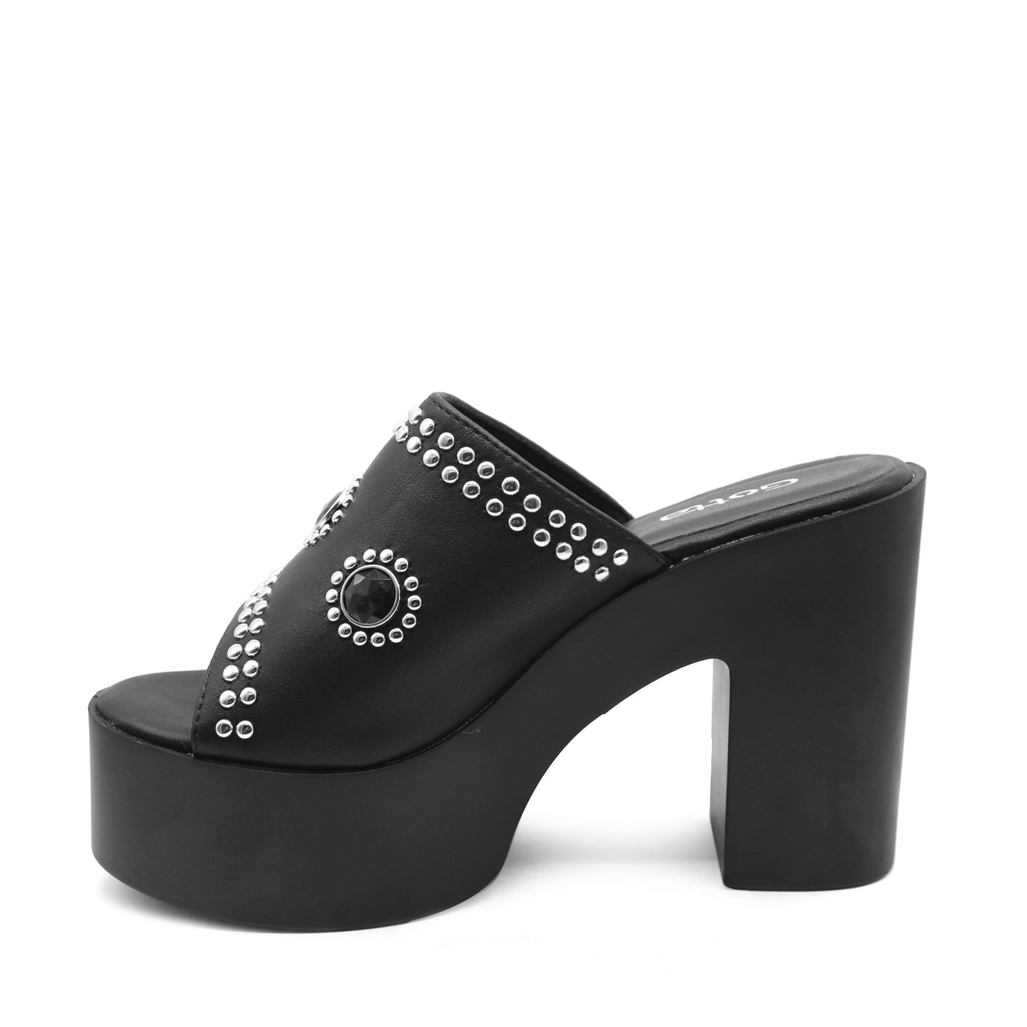 Sandalia Negra Mujer 15791