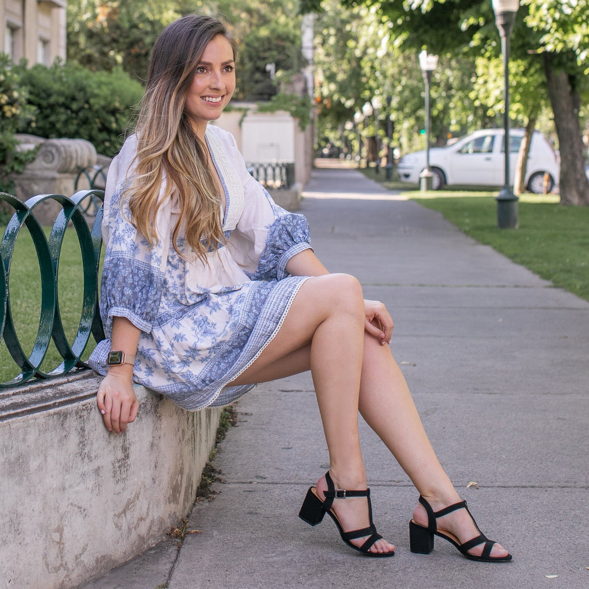 Sandalia Negra Mujer 15812