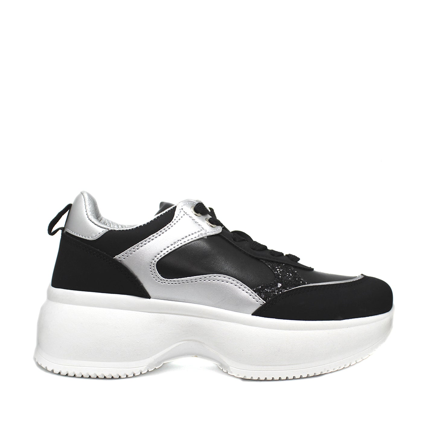 Zapatilla Negra Mujer 15911