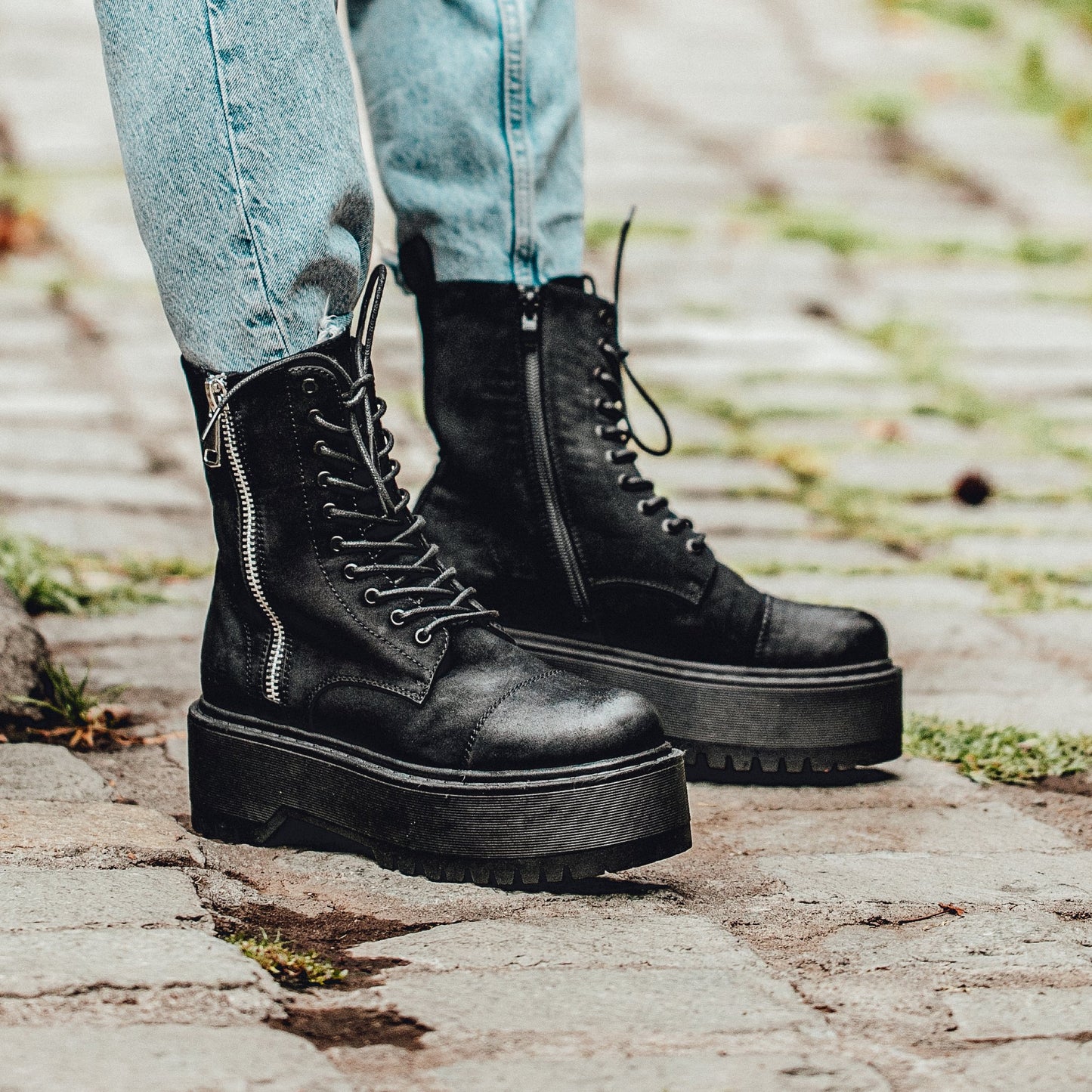 Botin Negro Mujer 16061