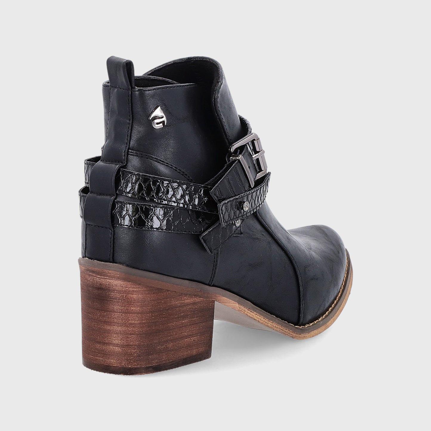 Botín Negro Mujer 23733