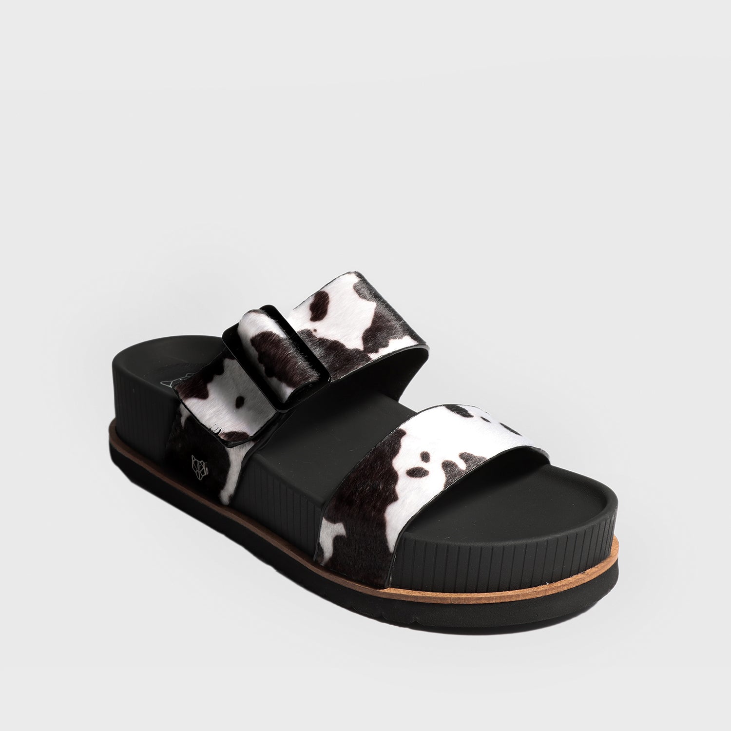 Sandalia Plataforma Animal Print Mujer 25291