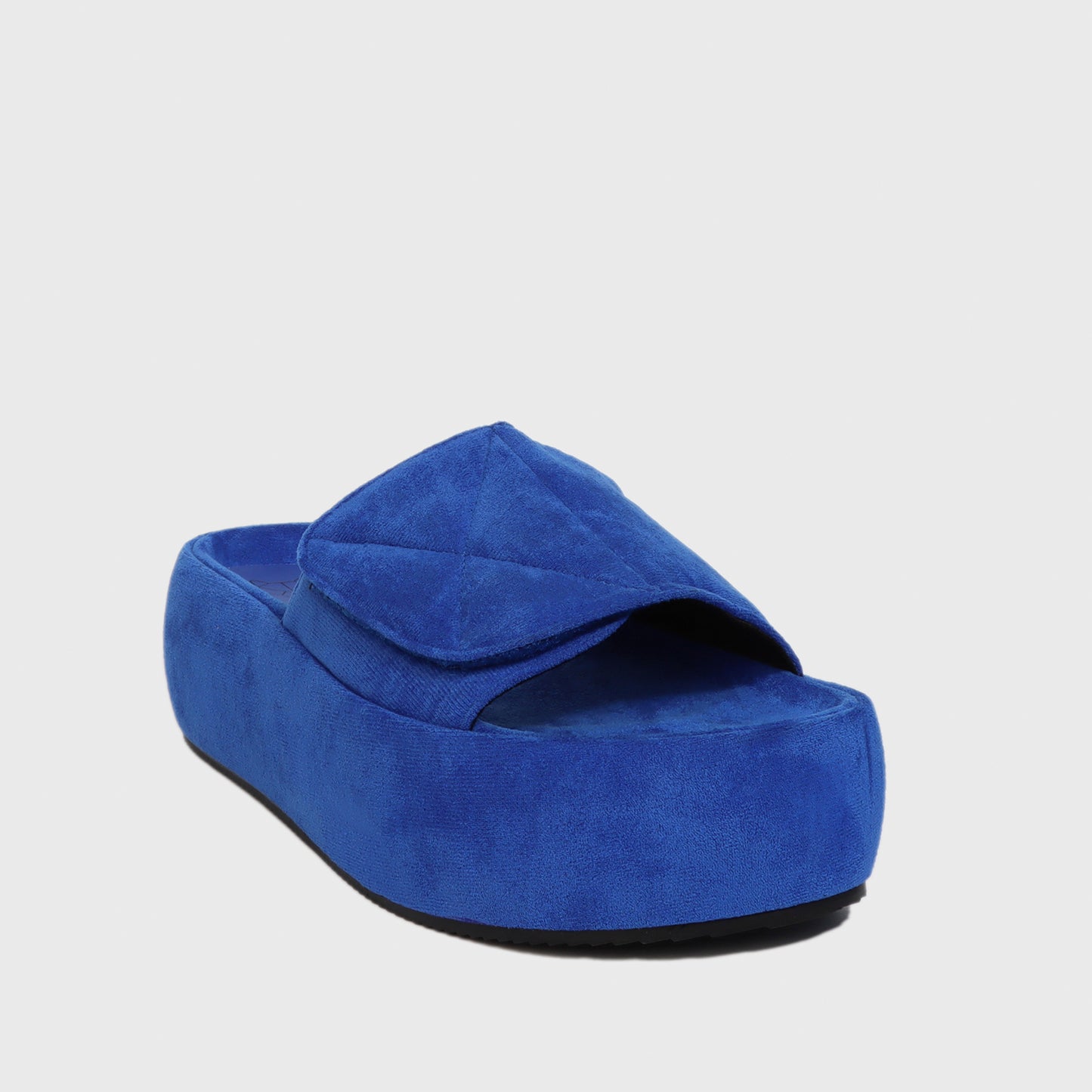 Sandalia Plataforma Azul Mujer 25520