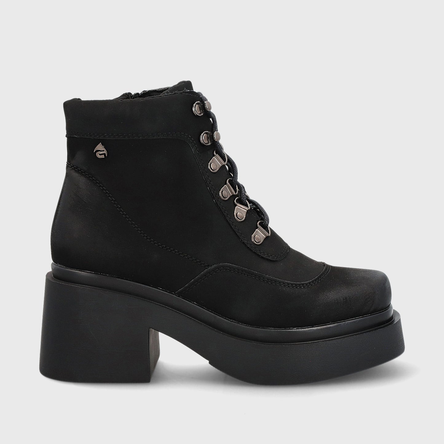 Botín Taco Negro Mujer 25674
