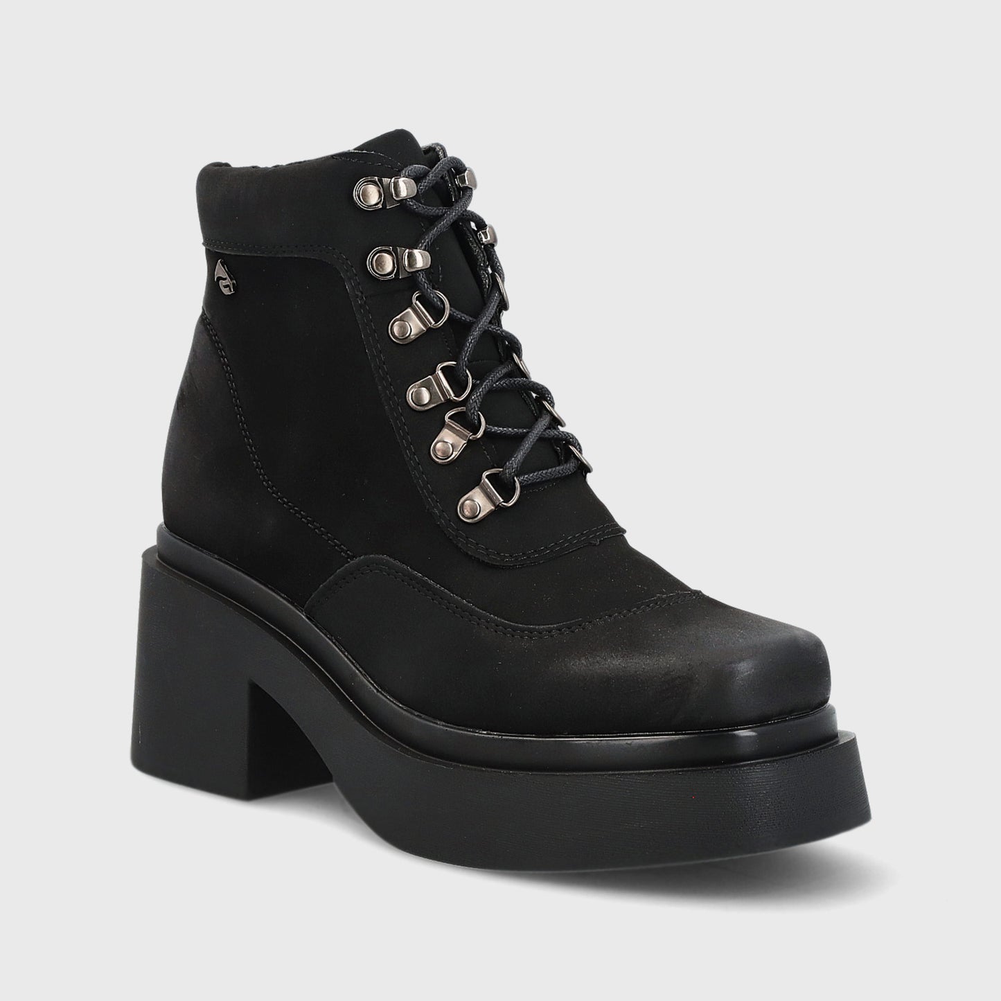 Botín Taco Negro Mujer 25674
