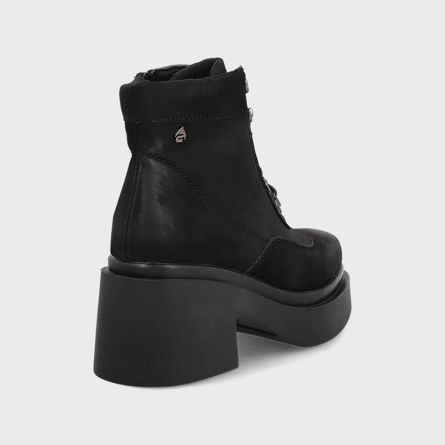 Botín Taco Negro Mujer 25674