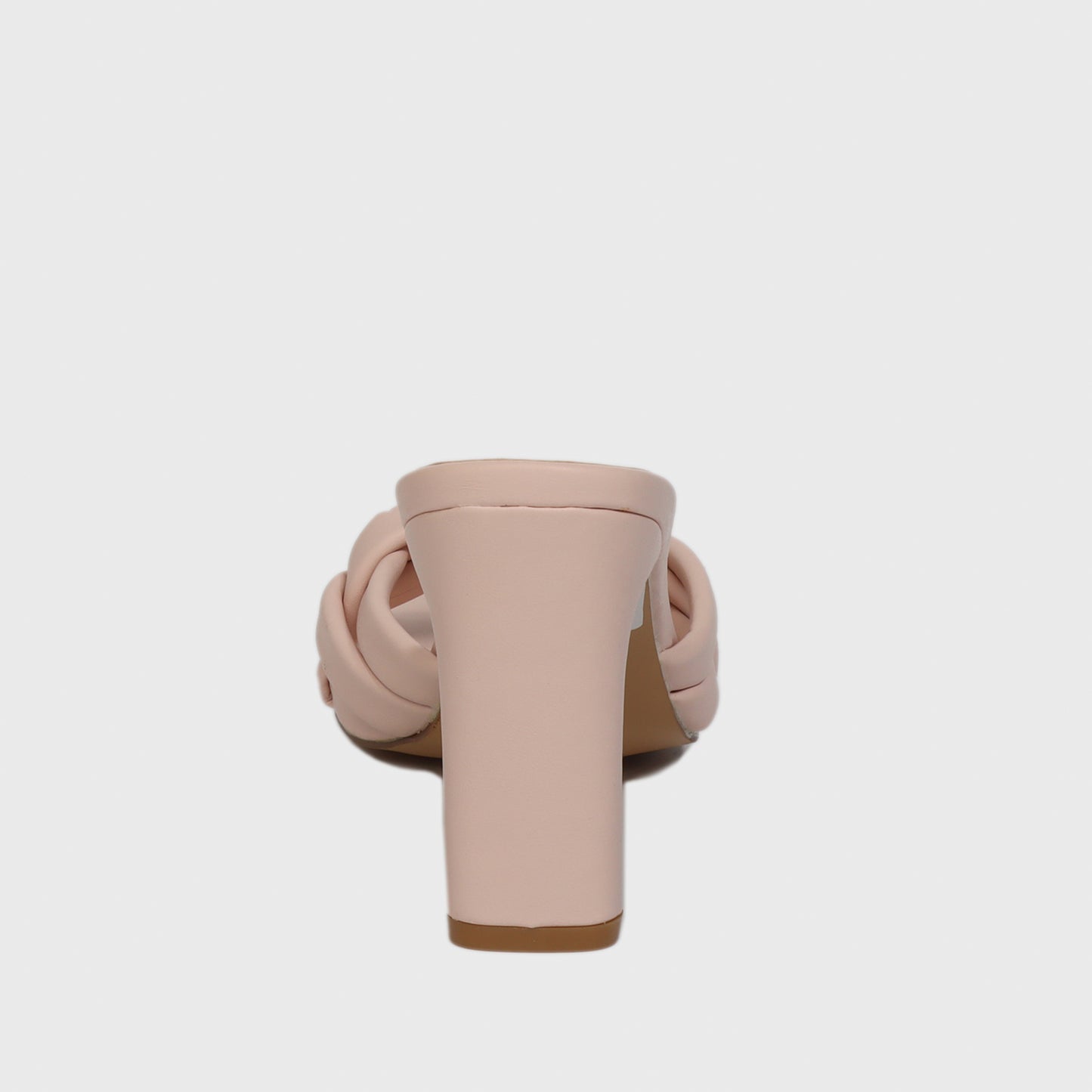 Sandalia Taco Rosada Mujer 25701