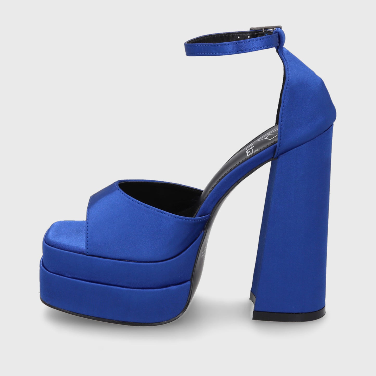 Sandalia Plataforma Azul Mujer 25911