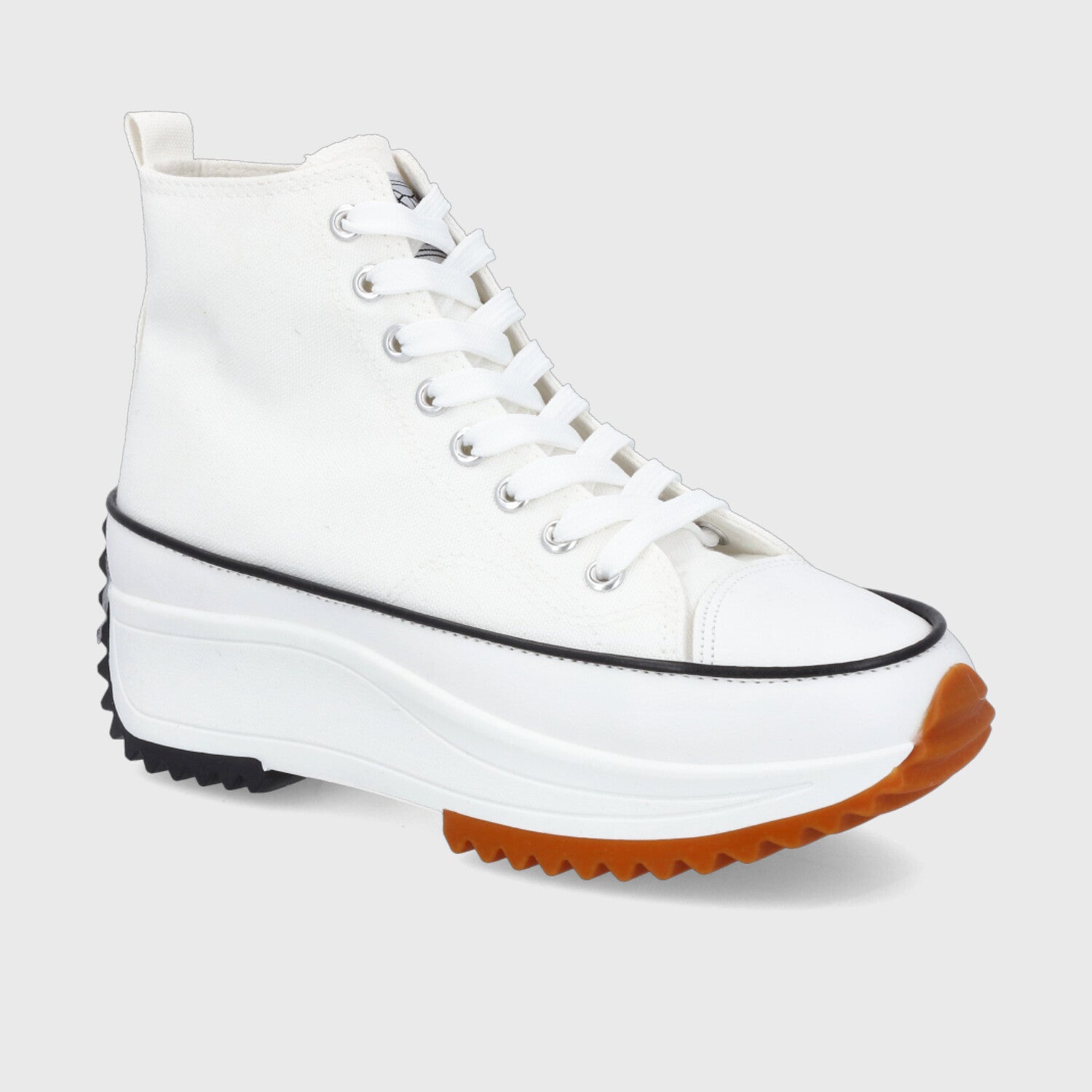 Zapatilla Plataforma Blanca Mujer 25971