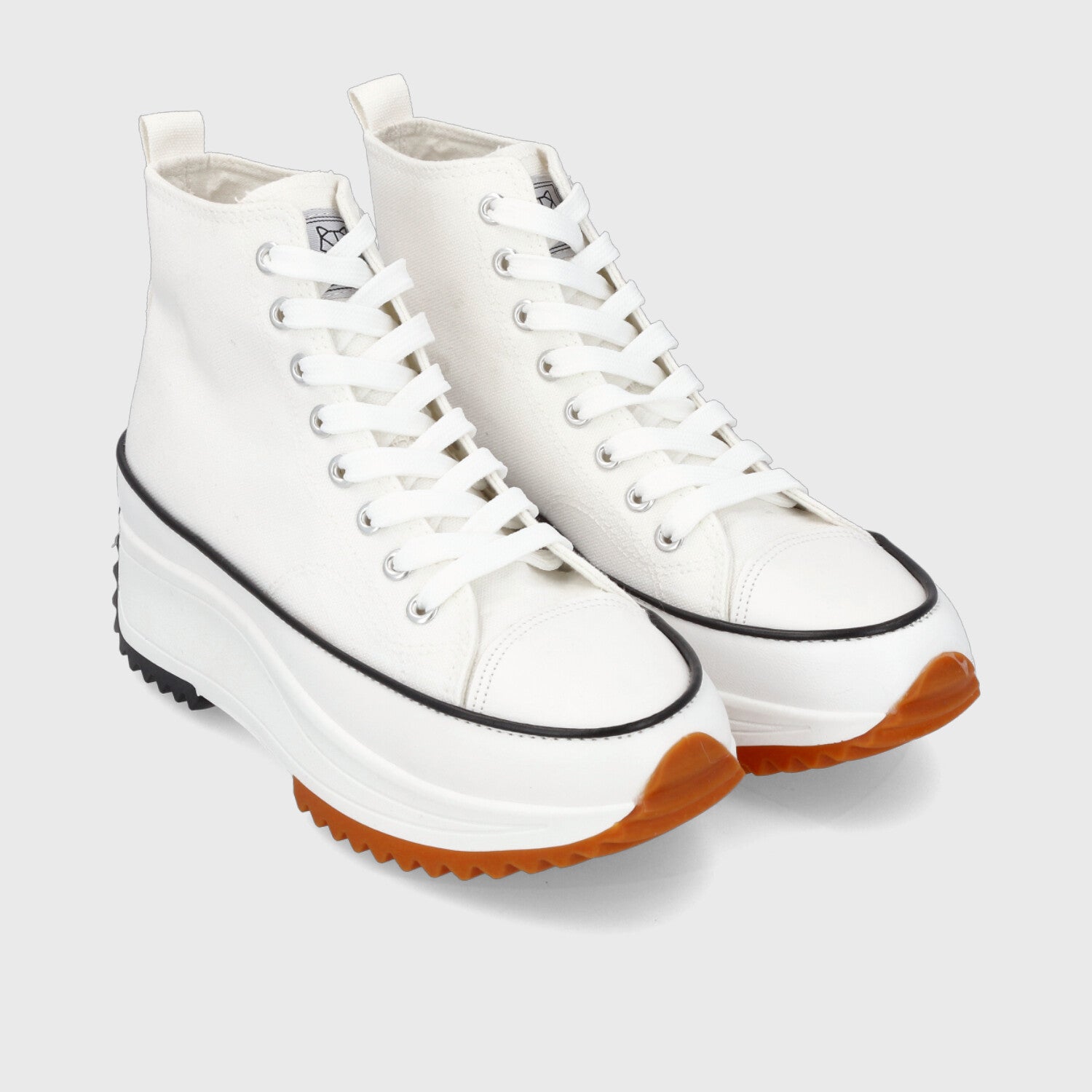 Zapatilla Plataforma Blanca Mujer 25971