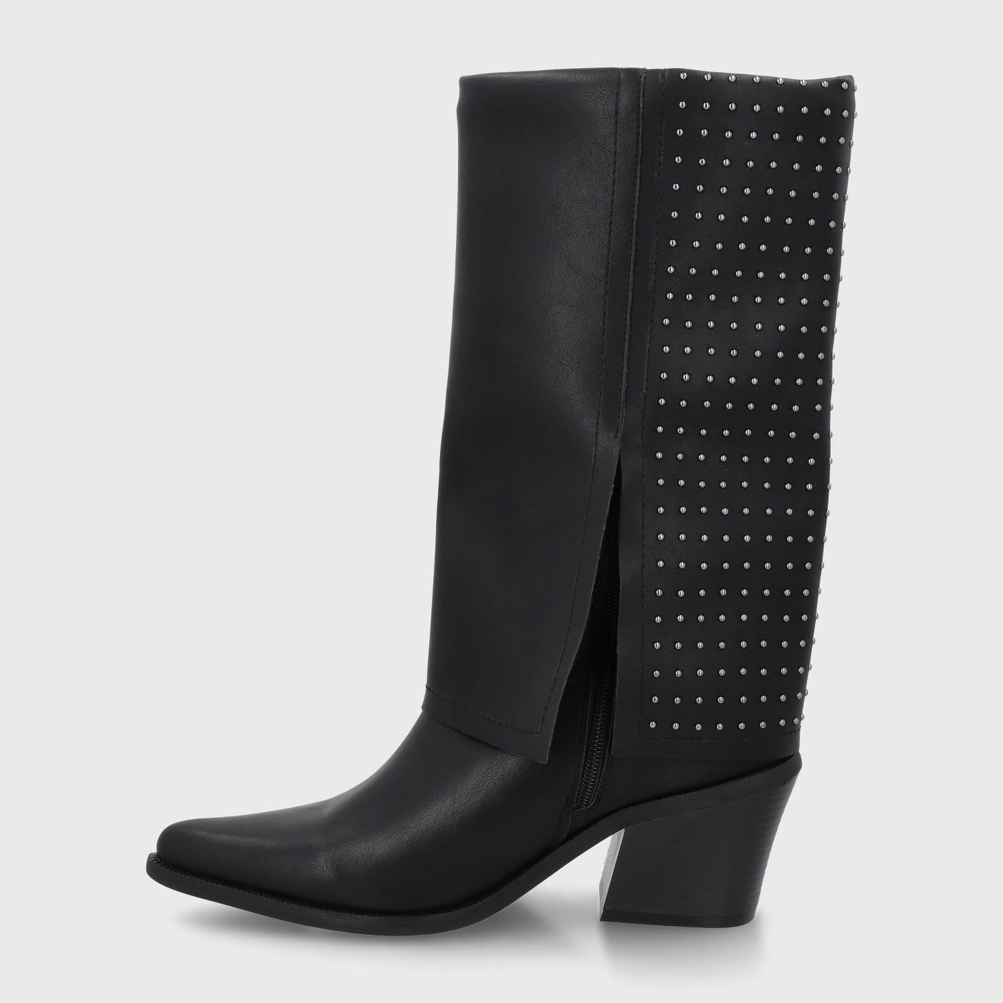 Bota Taco Negra Mujer 33769