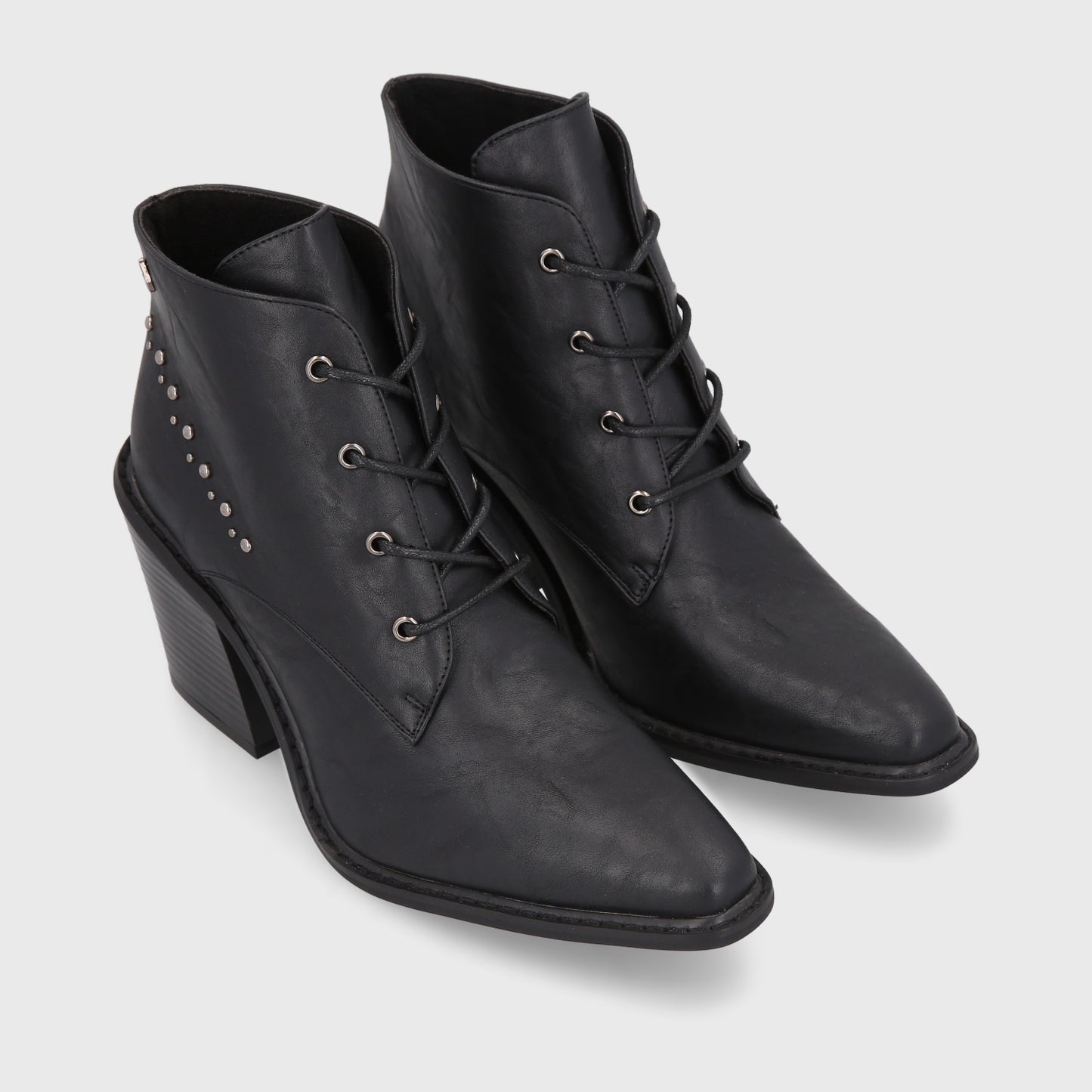 Botín Taco Negro Mujer 33772