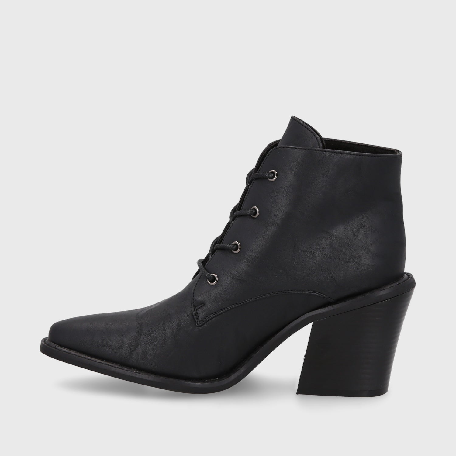 Botín Taco Negro Mujer 33772