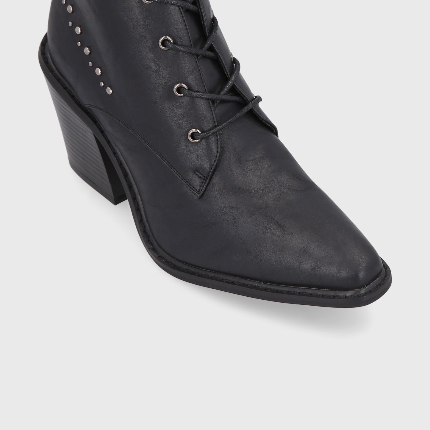 Botín Taco Negro Mujer 33772