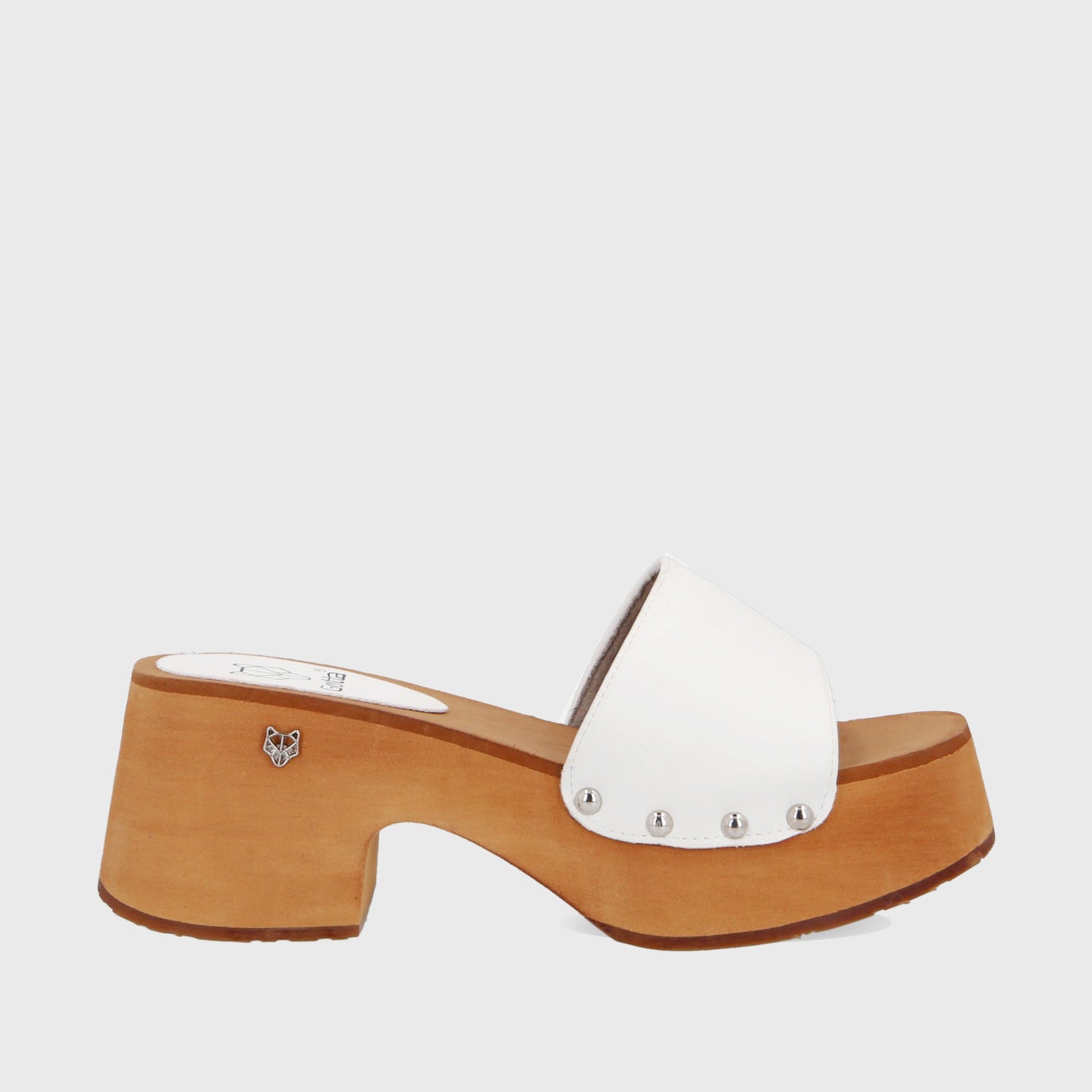 Zueco Blanco Mujer 35261