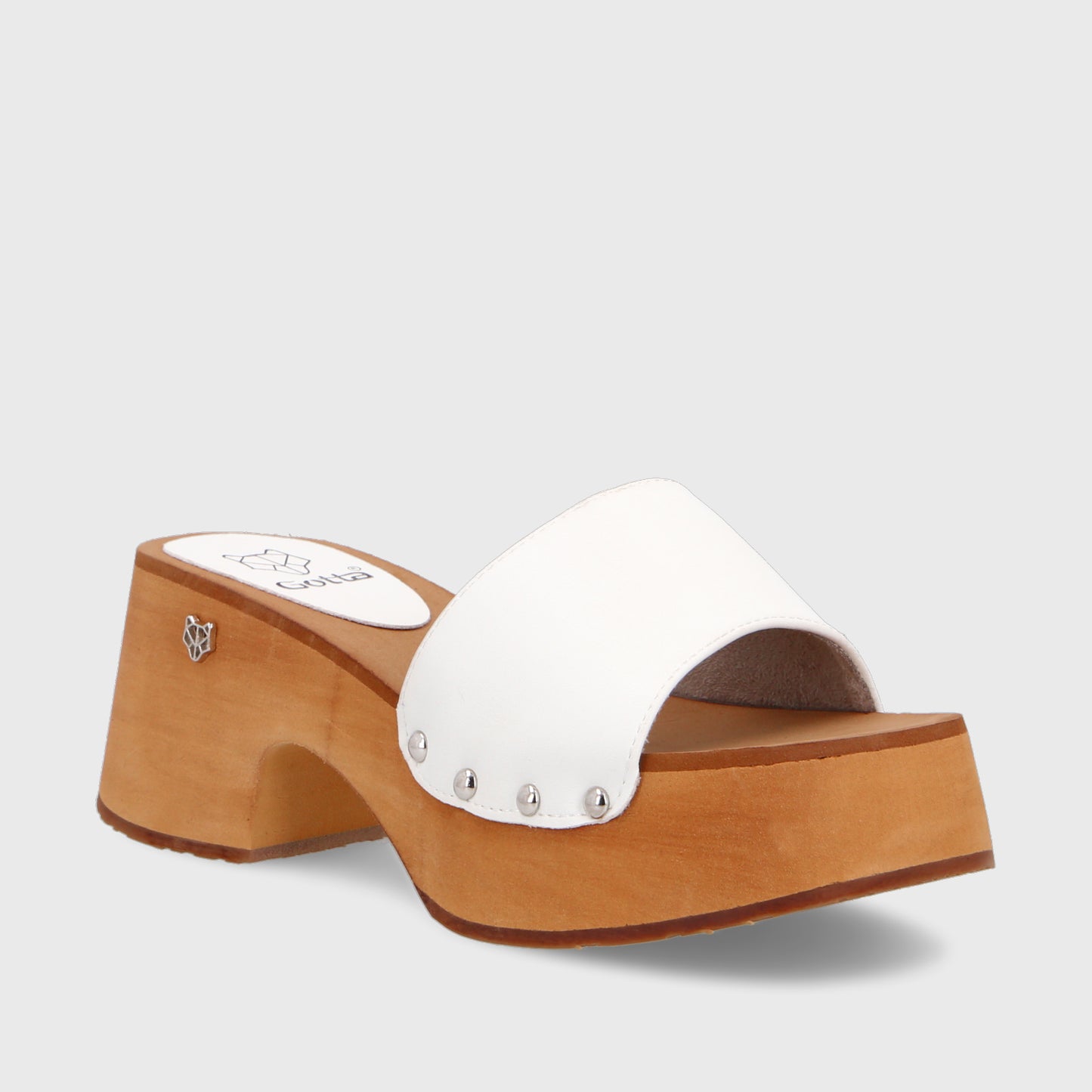 Zueco Blanco Mujer 35261