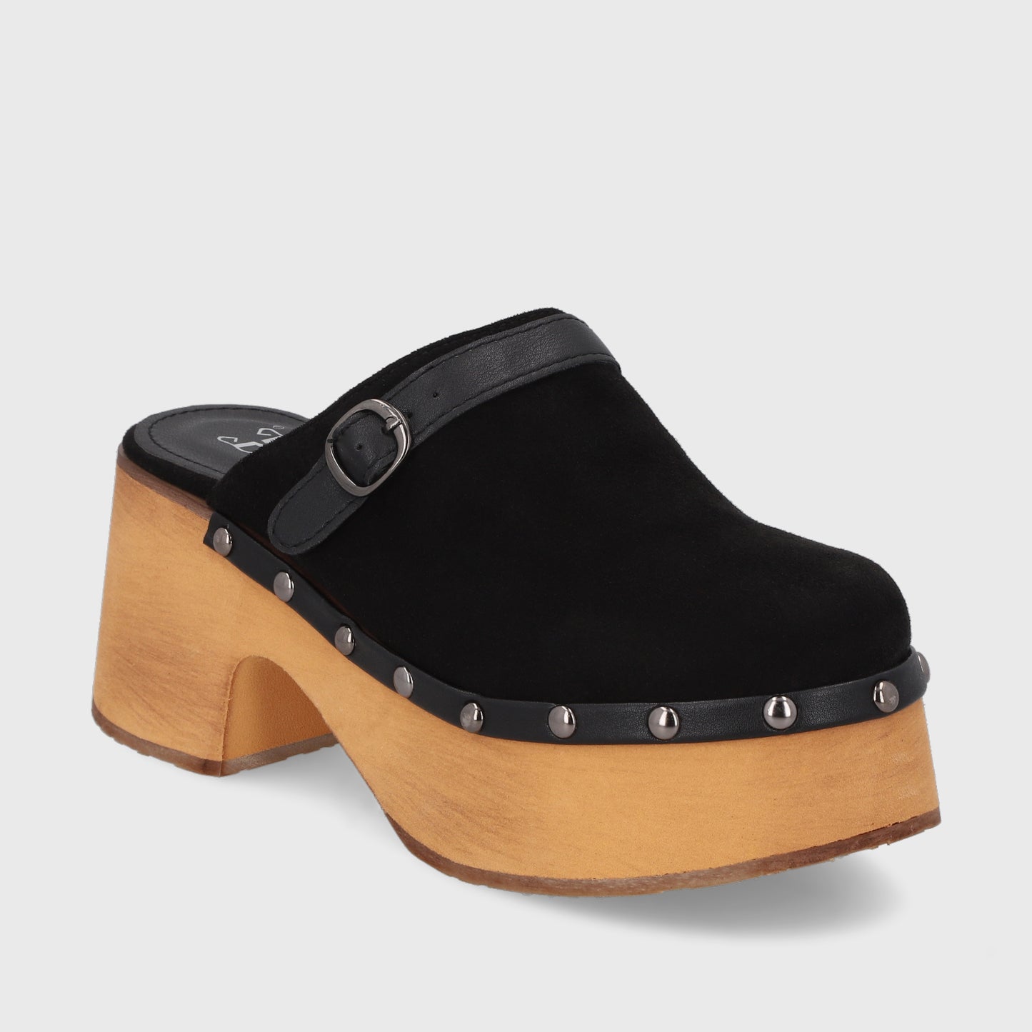 Sandalia Negra Mujer 35265