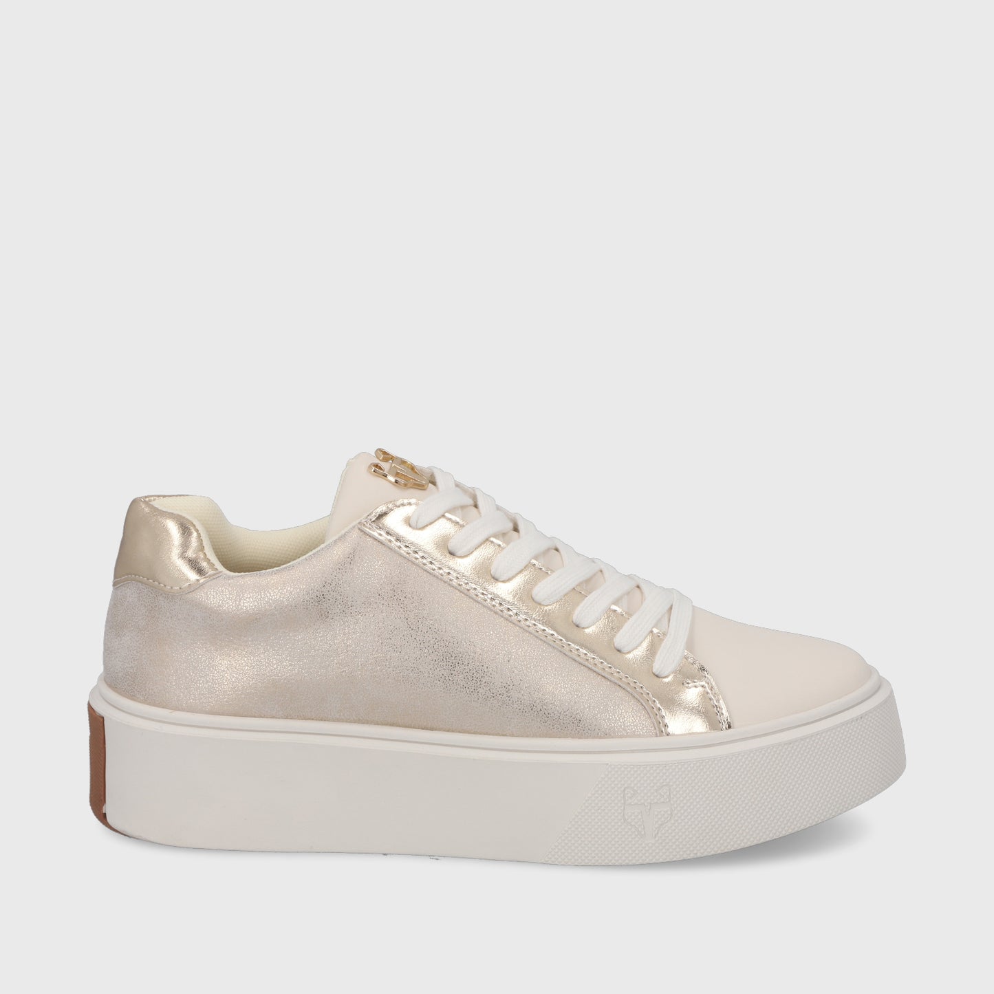 Zapatilla Dorada Mujer 43042
