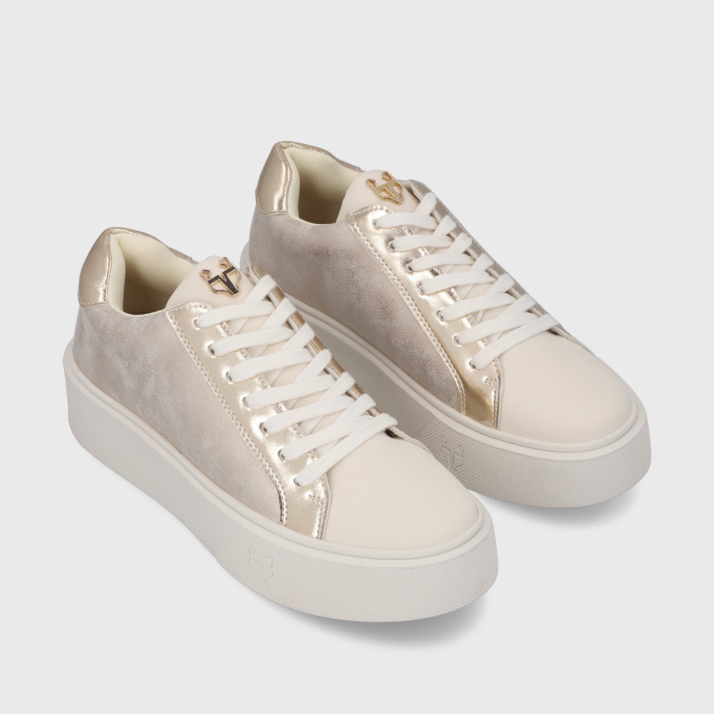 Zapatilla Dorada Mujer 43042