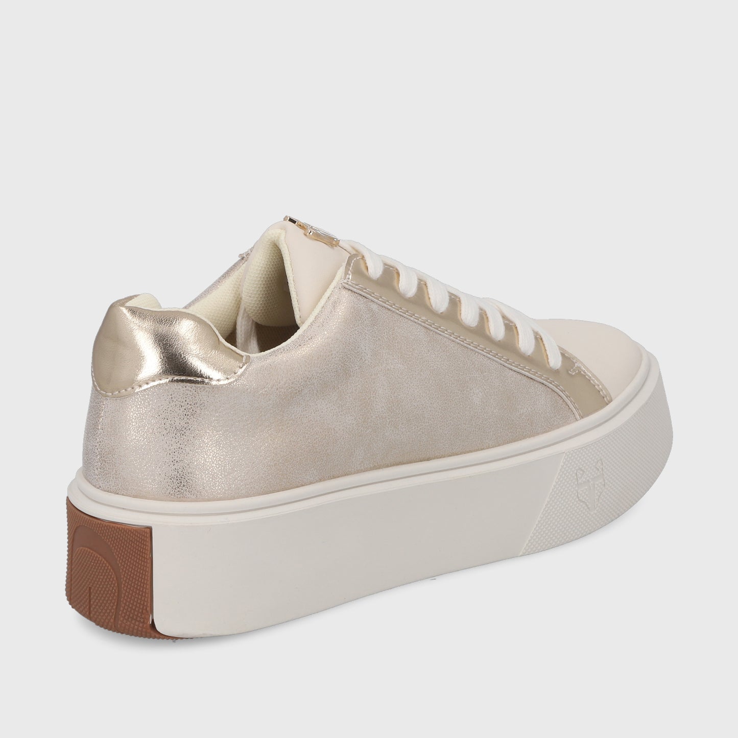 Zapatilla Dorada Mujer 43042