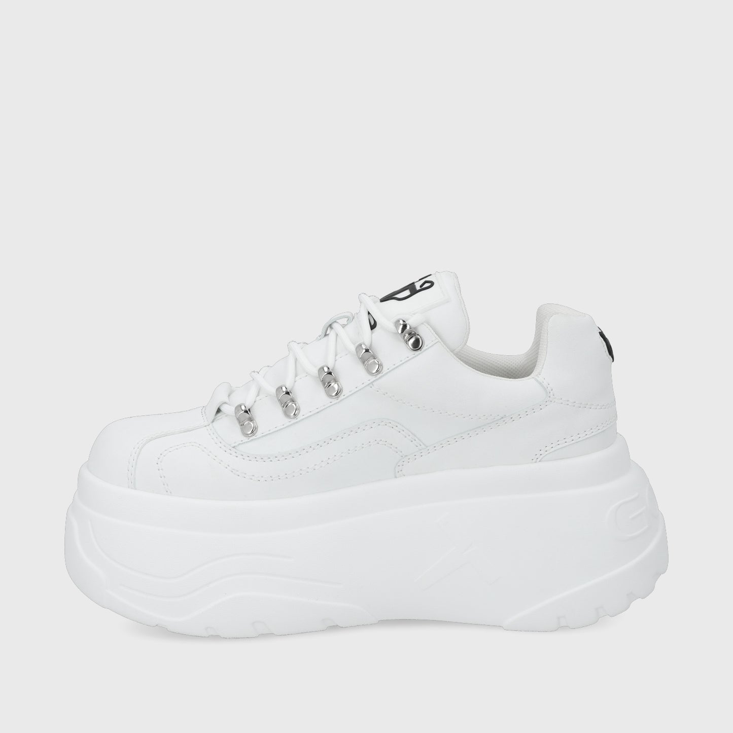 Zapatilla Plataforma Blanca Mujer 43061