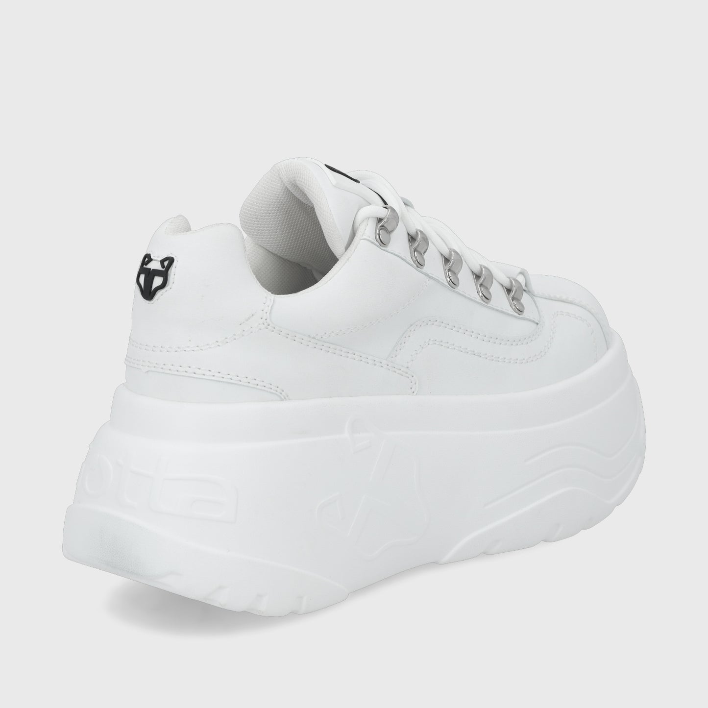 Zapatilla Plataforma Blanca Mujer 43061