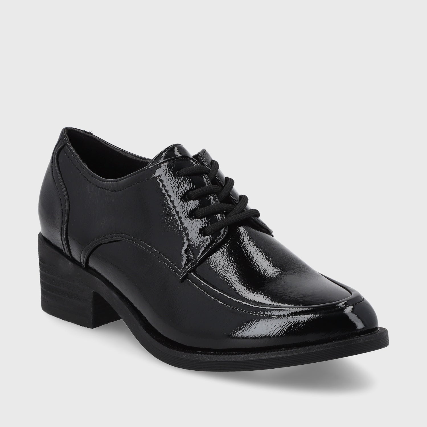 Zapato Charol Negro Mujer 43107