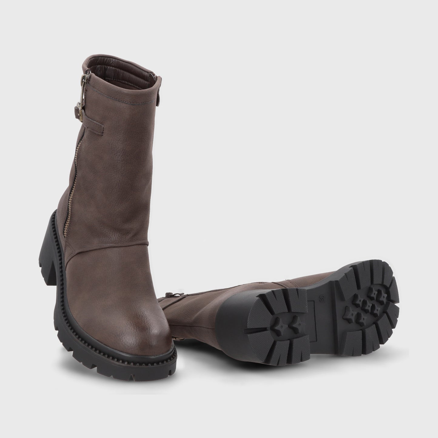 Botin Taco Café Mujer 45747