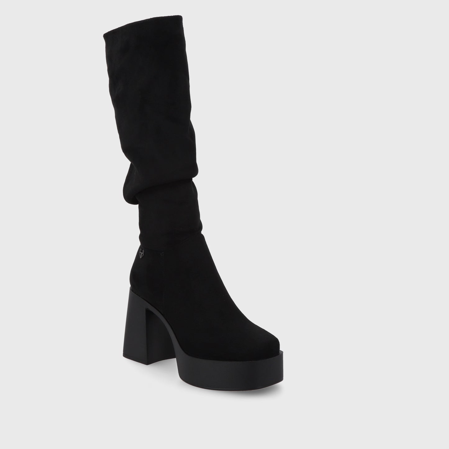 Bota Taco Negra Mujer 45773