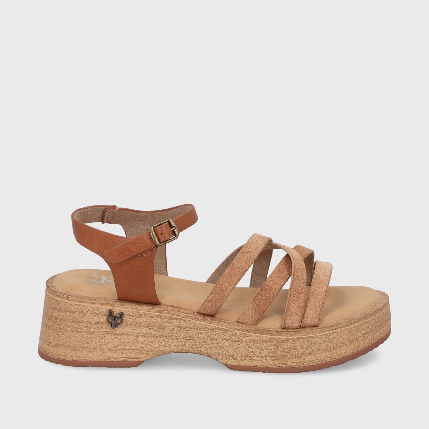 Sandalia Beige Mujer 45892